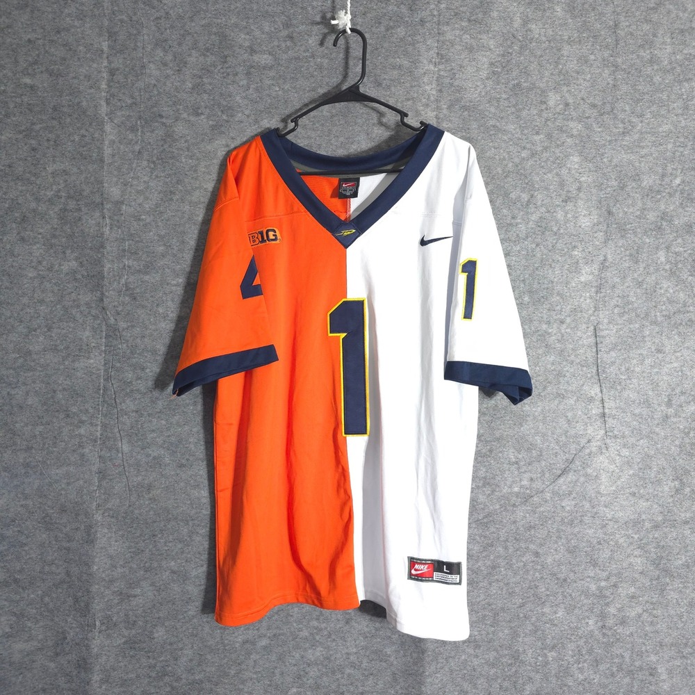 Nike Syracuse Orange Newton #4 Football Jersey BIG 4 College VTG Large Sports